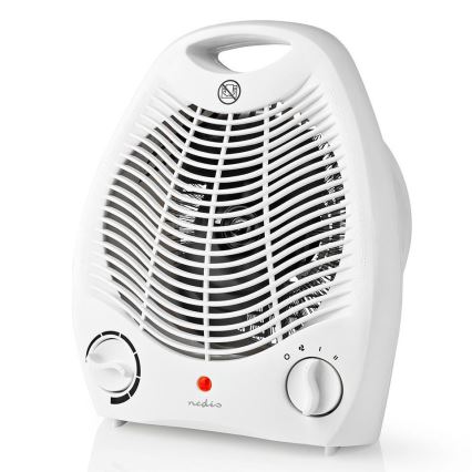 Nedis HTFA13CWT − Asztali ventilátor fűtéssel 2000W/230V