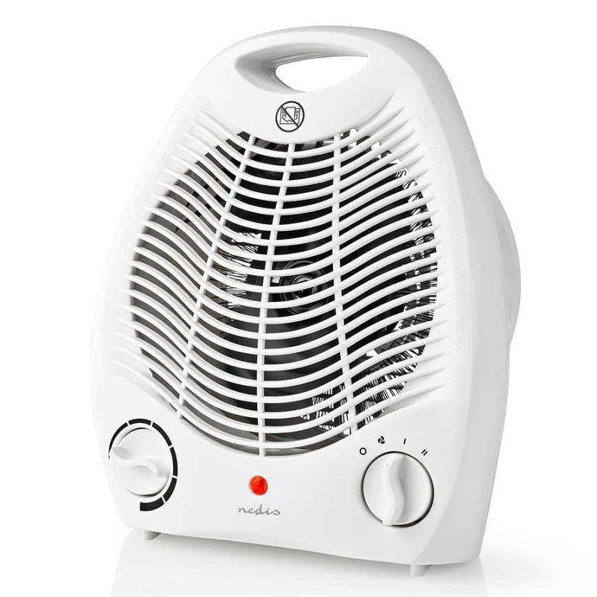 Nedis HTFA13CWT − Asztali ventilátor fűtéssel 2000W/230V