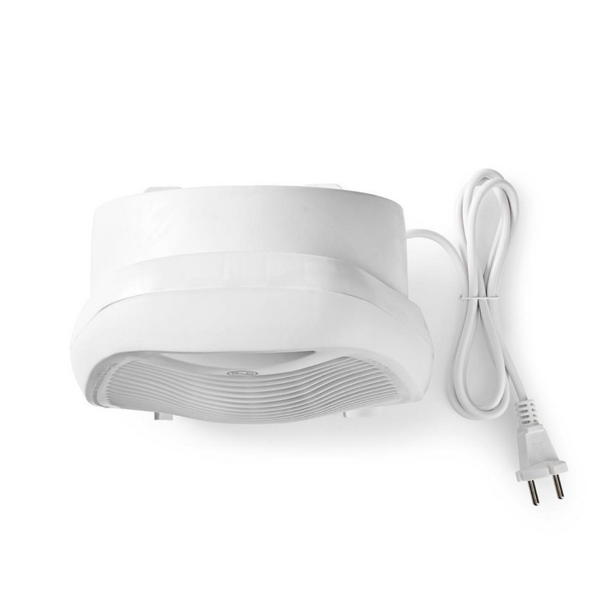 Nedis HTFA13CWT − Asztali ventilátor fűtéssel 2000W/230V