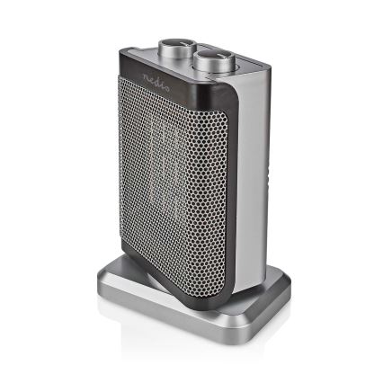 Ventilátor kerámia fűtőelemmel 1000/1500W/230V ezüst