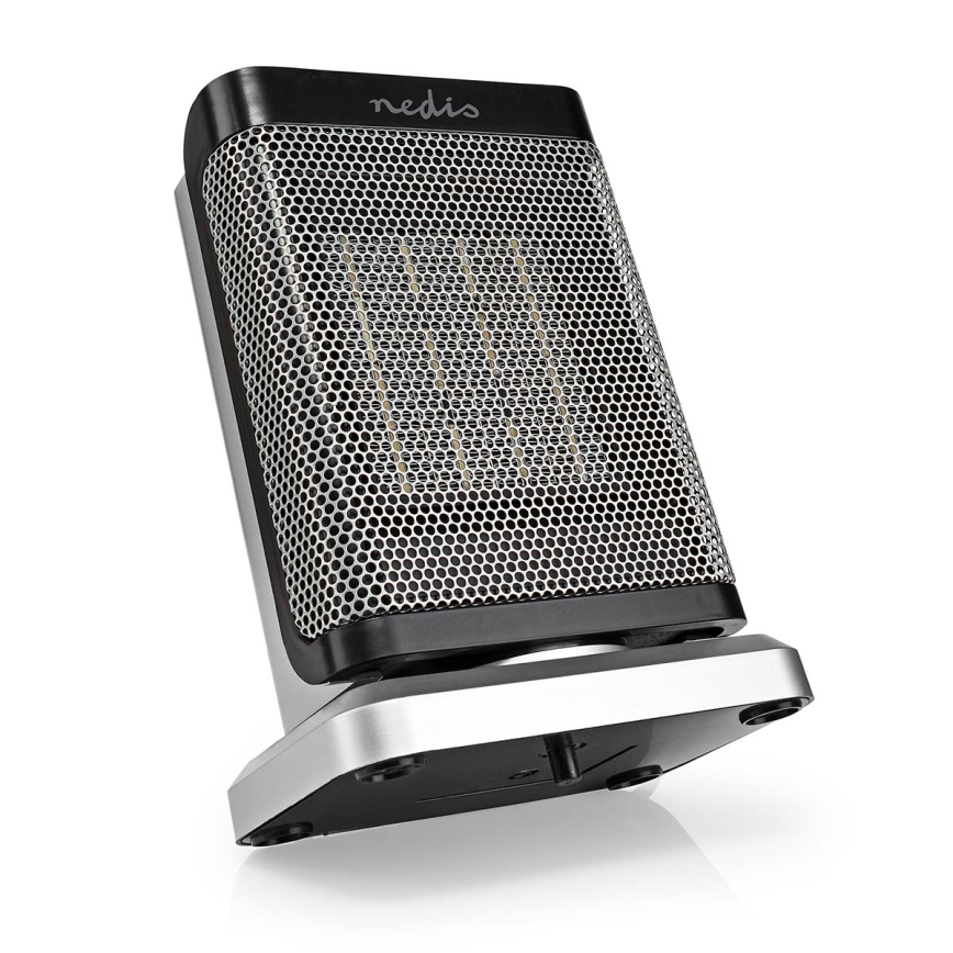 Ventilátor kerámia fűtőelemmel 1000/1500W/230V ezüst