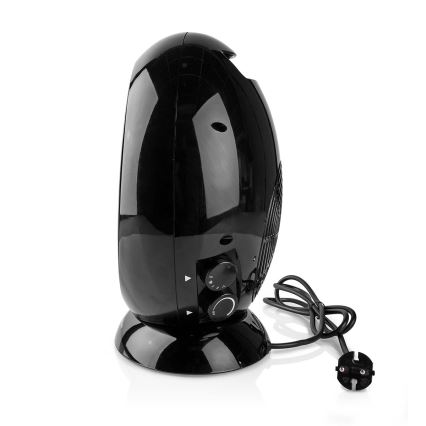 Ventilátor kerámia fűtőelemmel 1000/1500W/230V fekete