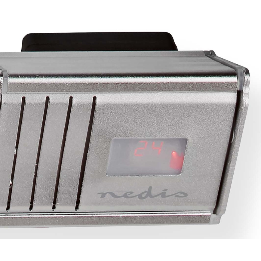 Kültéri elektromos fűtőelem 2000W/230V IP65 + távirányítás