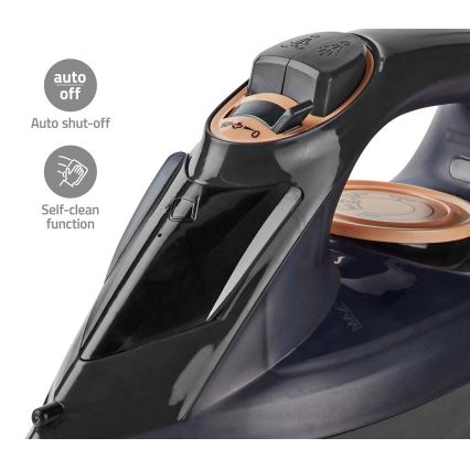 Gőzölős vasaló 2200W/230V fekete