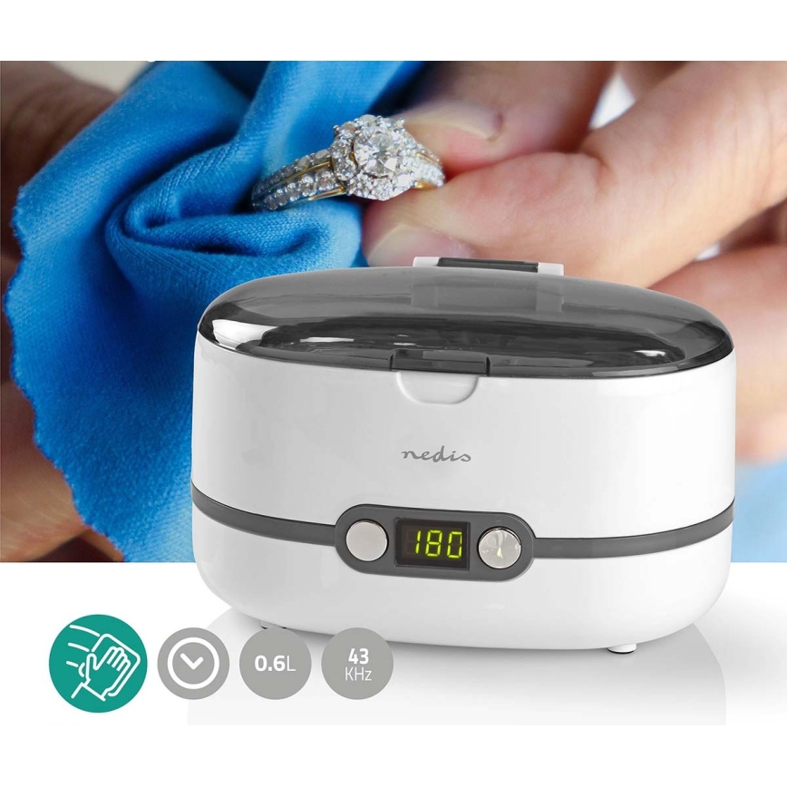 Ultrahangos tisztító 50W/230V 0,6 l