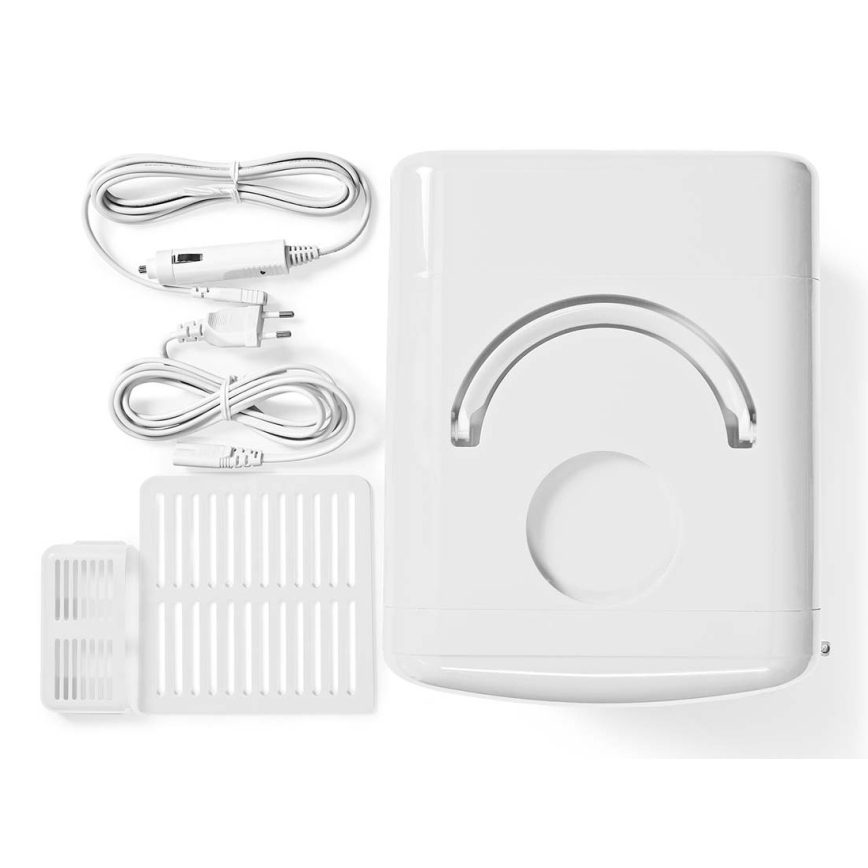 Hordozható mini hűtő 50W/230V fehér