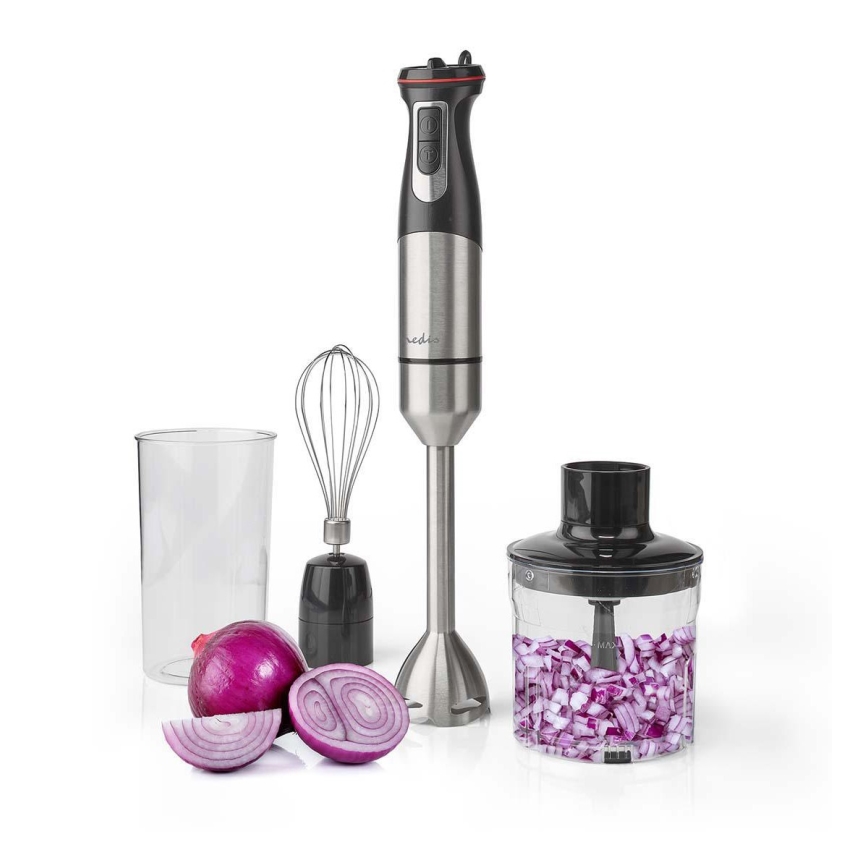 4in1 Kézi mixer 800W/230V rozsdamentes acél