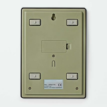 Digitális konyhai mérleg 1xCR2032 fekete