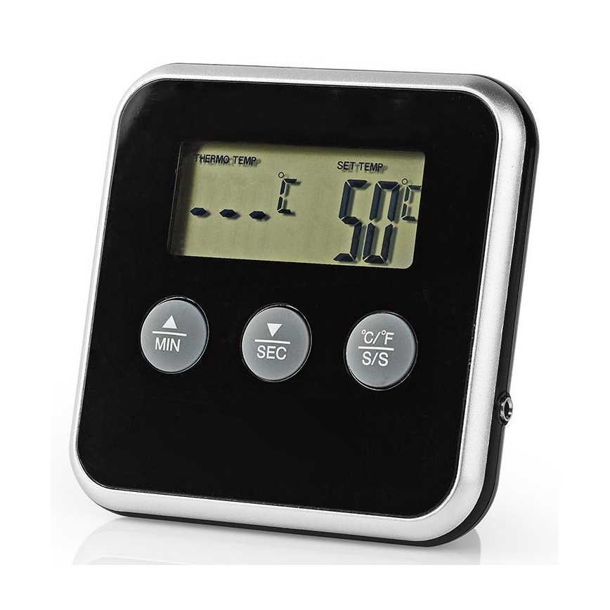 Maghőmérő digitális kijelzővel és időzítővel 0-250 °C 1xAAA