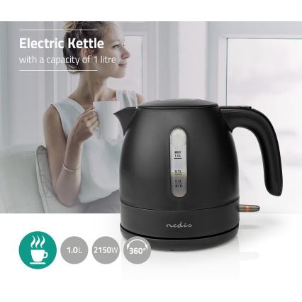 Vízforraló 1 l 2150W/230V fekete