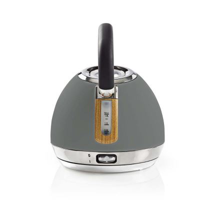 Nedis KAWK520EGY − Vízforraló kanna 1,8 l 1850-2200W/230V szürke
