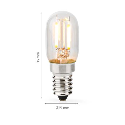 LED izzó páraelszívóba T25 E14/2W/230V 2700K