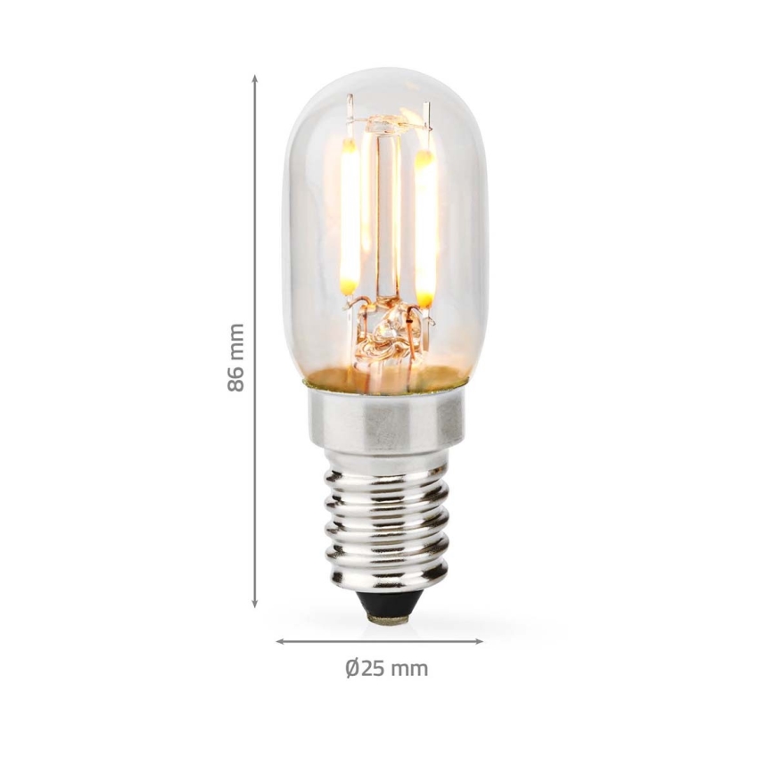 LED izzó páraelszívóba T25 E14/2W/230V 2700K