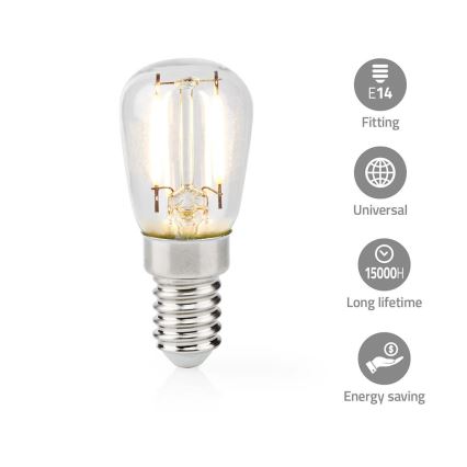 LED izzó hűtőszekrénybe T26 E14/2W/230V 2700K