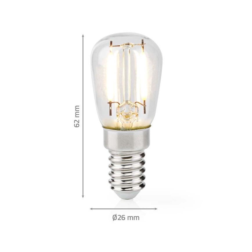 LED izzó hűtőszekrénybe T26 E14/2W/230V 2700K