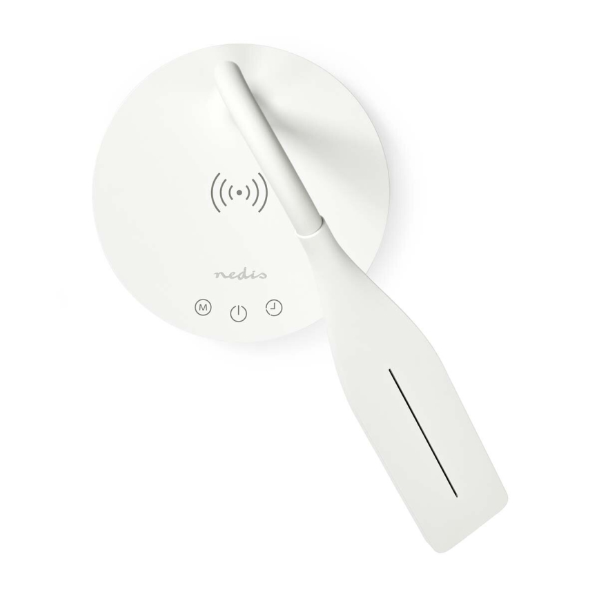 LED Dimmelhető érintőképernyős rugalmas asztali lámpa 15W vezeték nélküli töltéssel Qi LED/5,5W/230V 2700-6500K fehér