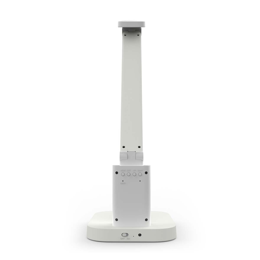 Dimmelhető, újratölthető, érintésvezérelt asztali LED-lámpa kijelzővel LED/7,5W/1200 mAh 3000/4000/5700K CRI 90 fehér