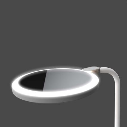 LED dimmelhető, újratölthető érintésvezérlésű lámpa tükörrel LED/6W/1200 mAh 3000/4000/5700K CRI 90 fehér