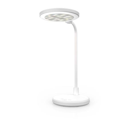LED dimmelhető, újratölthető érintésvezérlésű lámpa tükörrel LED/6W/1200 mAh 3000/4000/5700K CRI 90 fehér