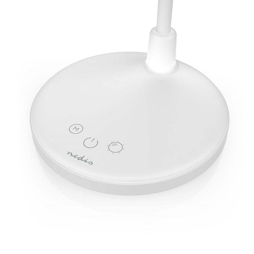 LED dimmelhető, újratölthető érintésvezérlésű lámpa tükörrel LED/6W/1200 mAh 3000/4000/5700K CRI 90 fehér