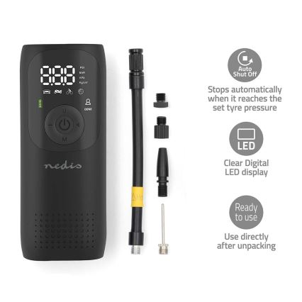 Digitális zsebkompresszor 4000 mAh 5V