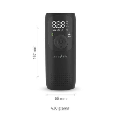 Digitális zsebkompresszor 4000 mAh 5V