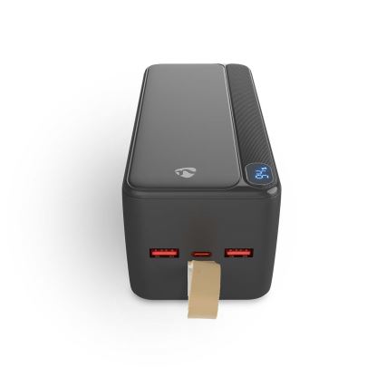 Powerbank LED-kijelzővel, Power Delivery, 30 000 mAh