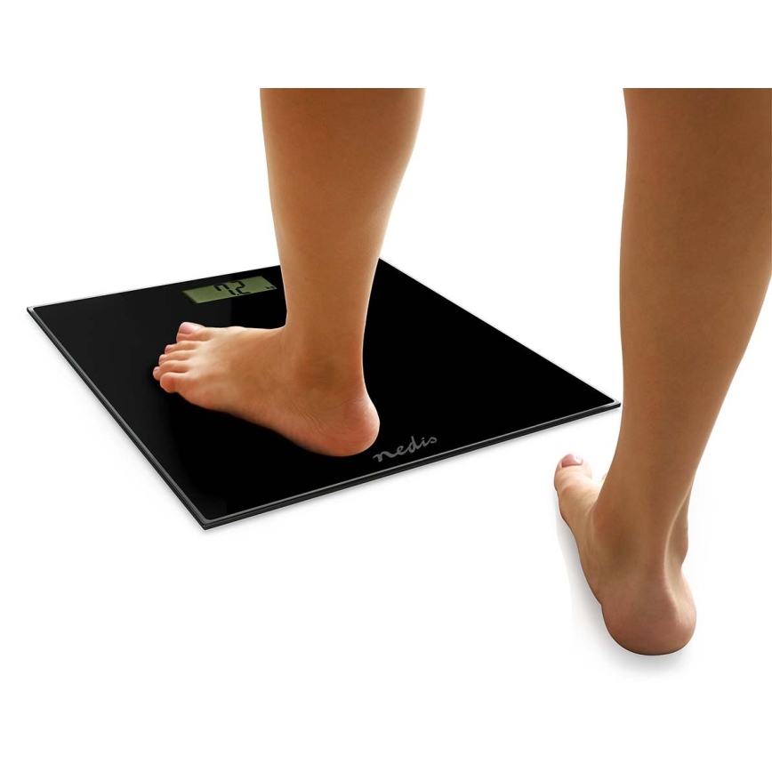 Digitális személyi mérleg 1xCR2032 fekete