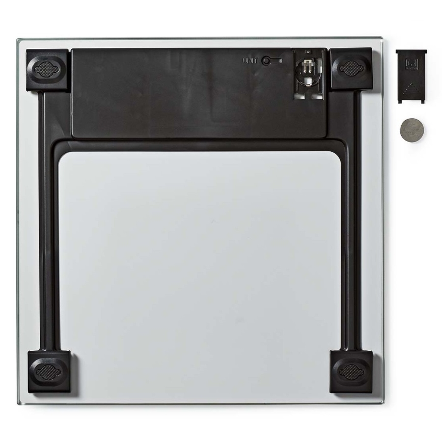 Digitális személymérleg 1xCR2032 fehér