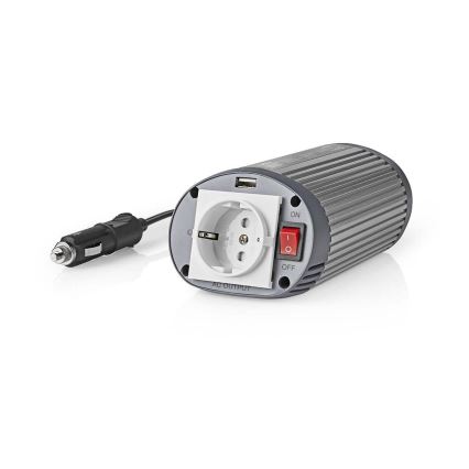 Feszültség átalakító 150W/24/230V + USB