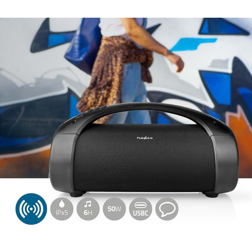 LED RGB Hangszóró 50W IPX5