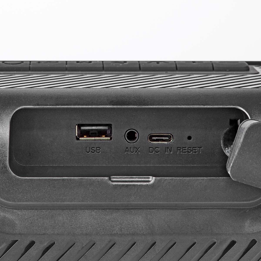 LED RGB újratölthető hangszóró 45W/3000 mAh IPX5