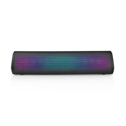 LED RGB újratölthető hangszóró 18W/1200 mAh