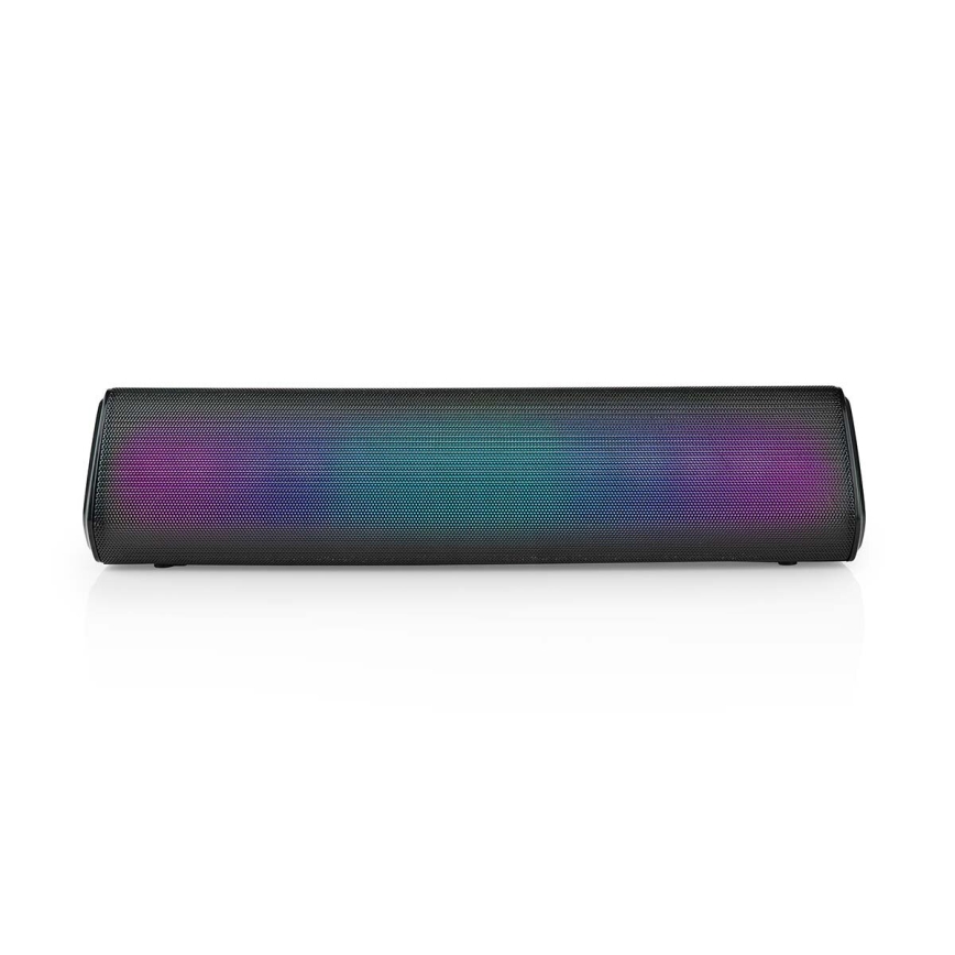 LED RGB újratölthető hangszóró 18W/1200 mAh