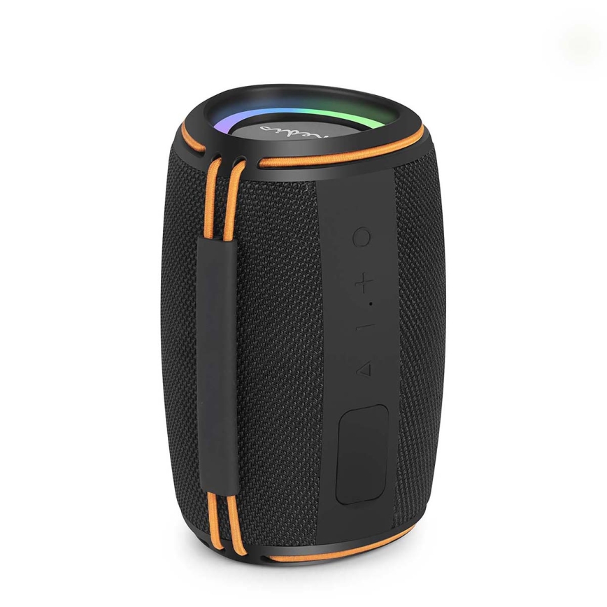LED-es újratölthető hangszóró 40W/1200 mAh IPX4 fekete