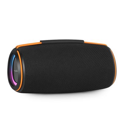 LED újratölthető hangszóró 60W/2000 mAh IPX4 fekete
