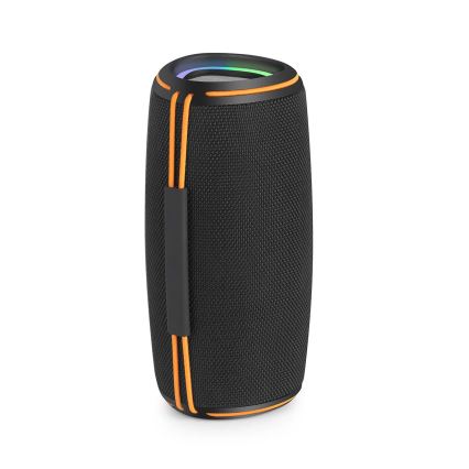 LED újratölthető hangszóró 60W/2000 mAh IPX4 fekete