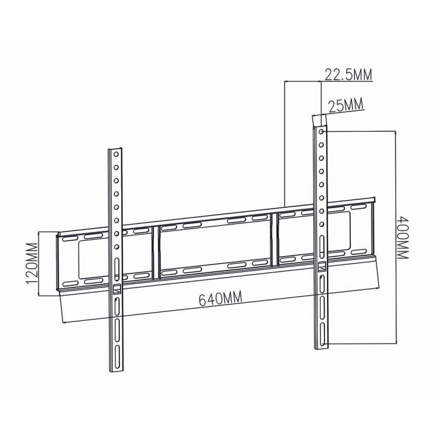 Fali TV állvány 37-70” max. 35 kg