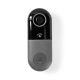 Nedis WIFICDP10GY − Smart ajtócsengő kamerával 24V/HD 720p IP53