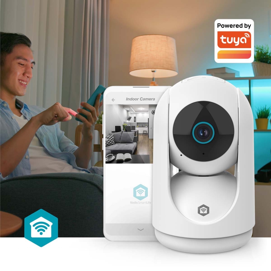 Smartlife okos kamera 5V, 3 MP, Full HD 1296p, Wi-Fi, Tuya