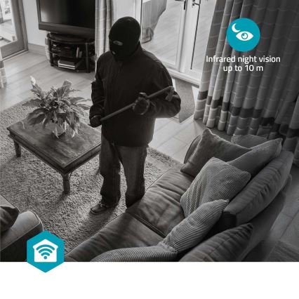 Smartlife okos kamera 5V, 3 MP, Full HD 1296p, Wi-Fi, Tuya