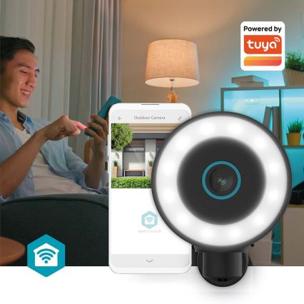 SmartLife okos kültéri kamera 5V 4K 8MP 3840x2160p IP65 Wi-Fi Tuya