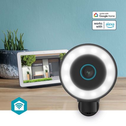 SmartLife okos kültéri kamera 5V 4K 8MP 3840x2160p IP65 Wi-Fi Tuya