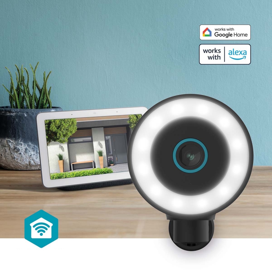 SmartLife okos kültéri kamera 5V 4K 8MP 3840x2160p IP65 Wi-Fi Tuya