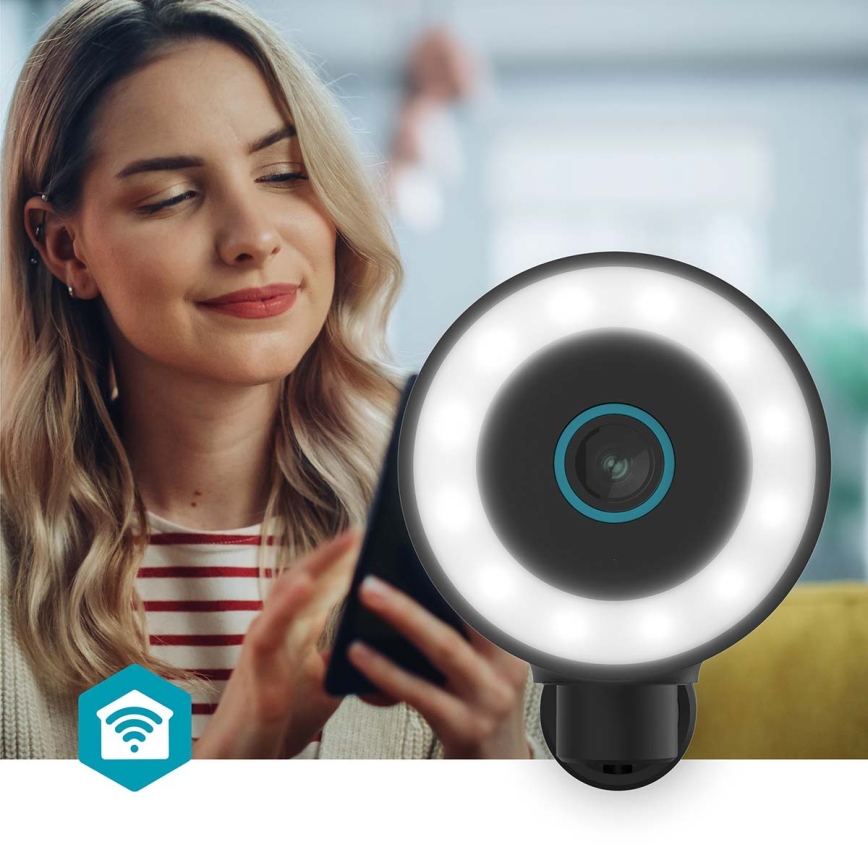 SmartLife okos kültéri kamera 5V 4K 8MP 3840x2160p IP65 Wi-Fi Tuya