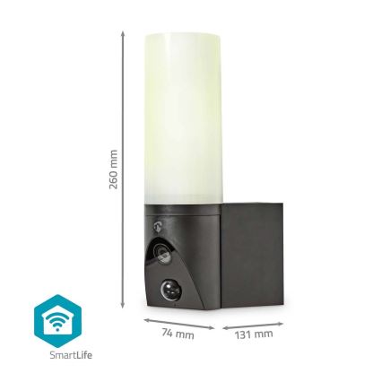 SmartLife kültéri kamera Full HD 1080p LED világítással Wi-Fi Tuya IP65