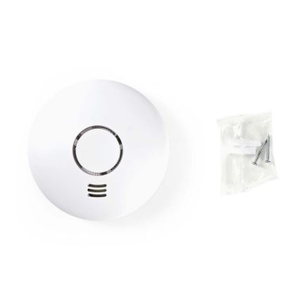 Nedis WIFIDS10WT − Füstjelző 3V/2xAA/R6 Wifi