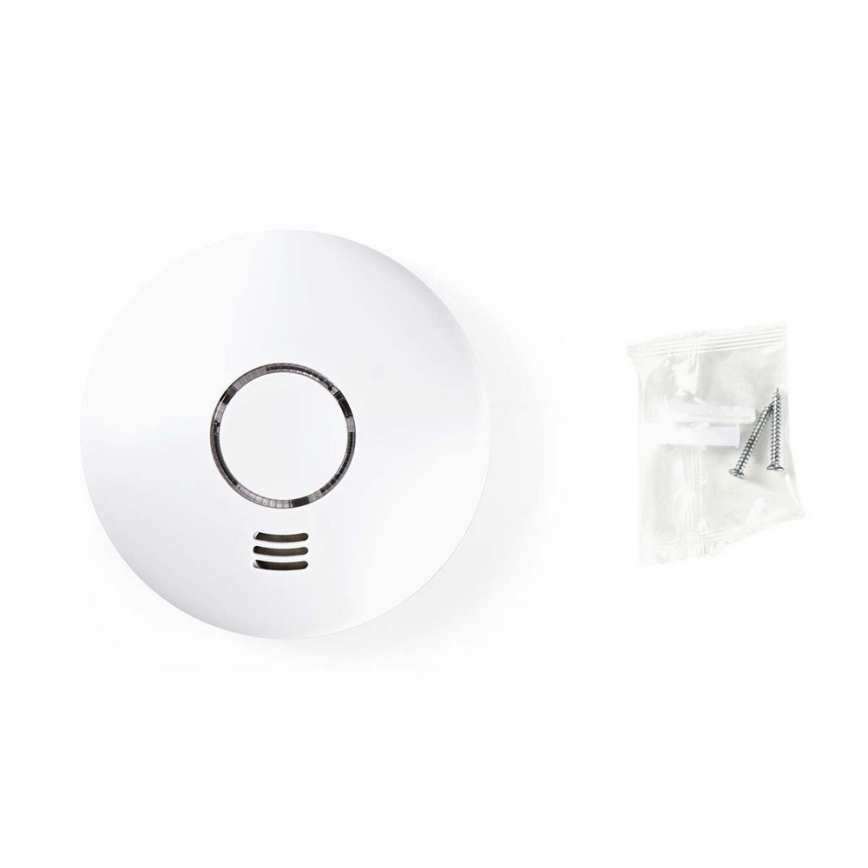 Nedis WIFIDS10WT − Füstjelző 3V/2xAA/R6 Wifi
