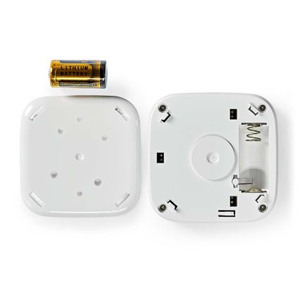 SmartLife okos füstérzékelő 3V/1xCR123A Wi-Fi Tuya
