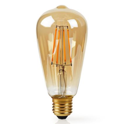 LED Dimmelhető okos izzó VINTAGE ST64 E27/5W/230V